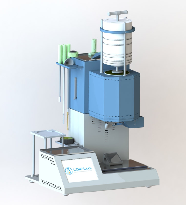 Установка для определения показателя текучести расплава термопластов с автообрезкой ЛОИП ПТР-ЛАБ-11